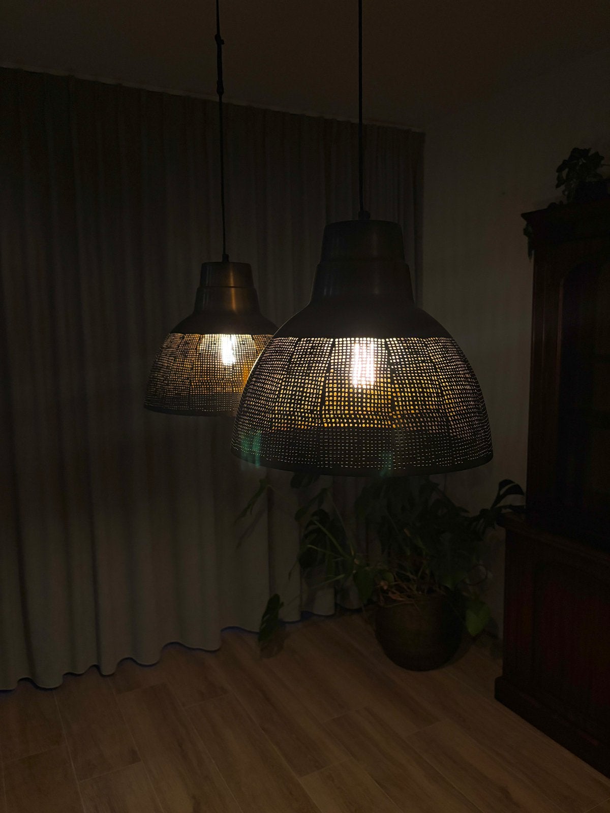Messing Eetkamer lamp, Ophalen, Zo goed als nieuw