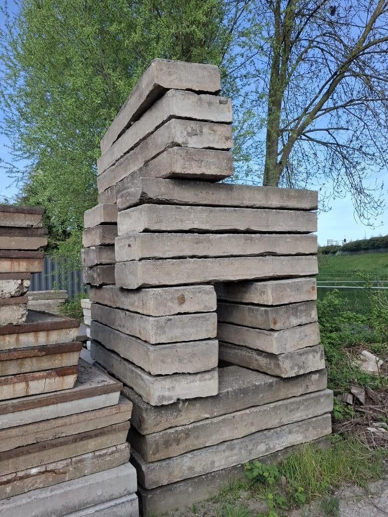 betonplaten, Tuin en Terras, Tegels en Klinkers, Ophalen of Verzenden, Gebruikt, Beton, Overige typen