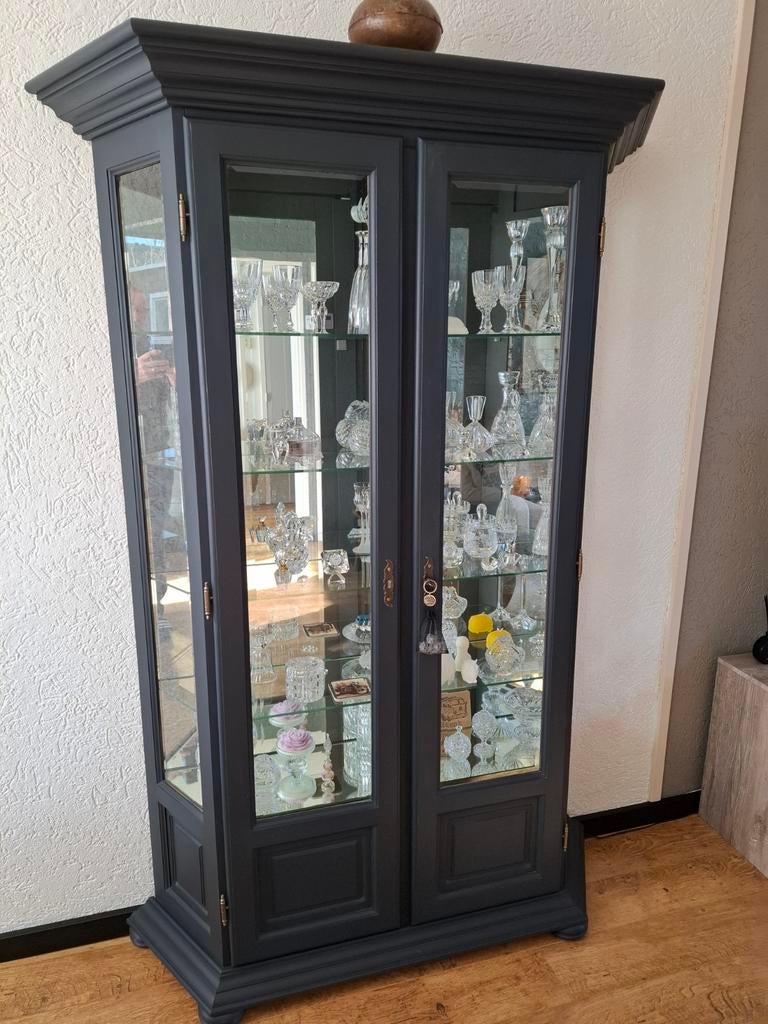 Vitrinekast, Ophalen, Gebruikt, 100 tot 150 cm, 150 tot 200 cm
