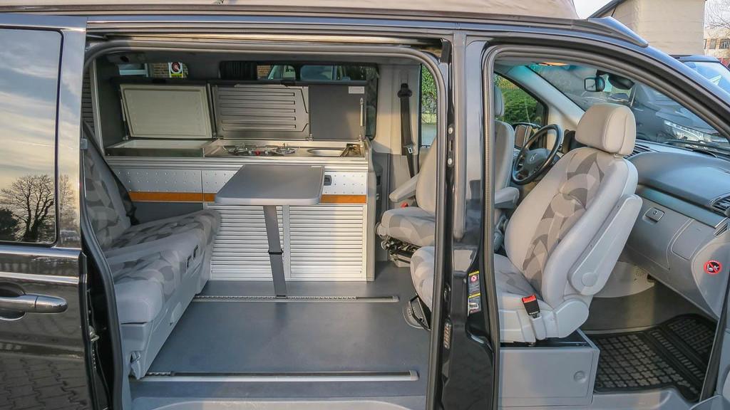 Mercedes-Benz Viano Westfalia Marco Polo 6-zitter, Automaat, Buscamper of Camperbus, Mercedes-Benz, Bedrijf