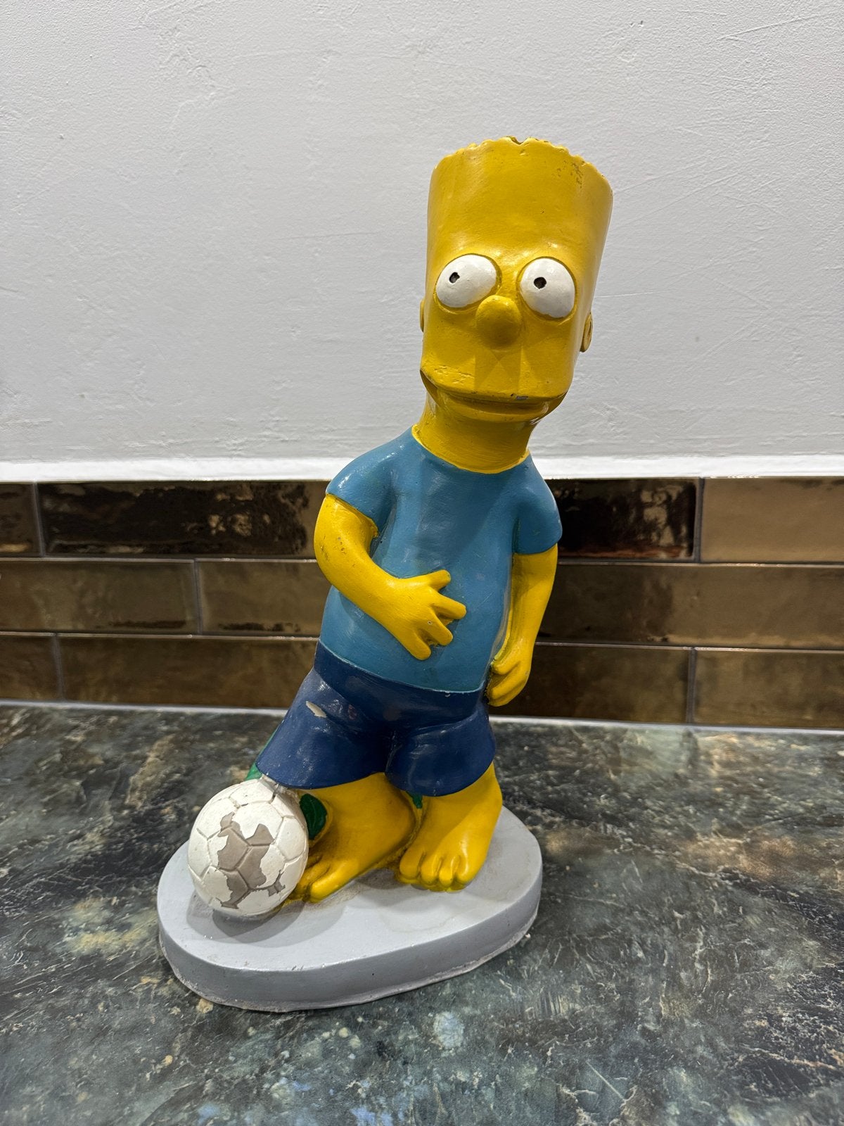 Bart Simpson beeldje, Ophalen, Gebruikt