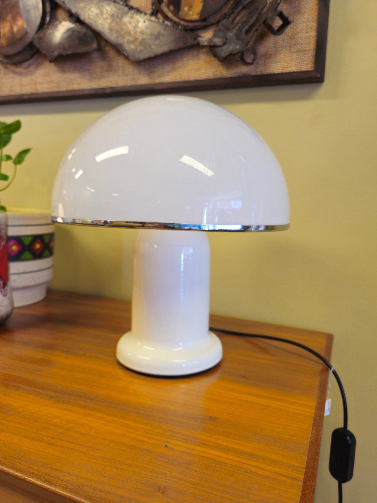 Vintage Mushroom Groupe Habitat Tafellamp Bureaulamp Lamp, Verzenden