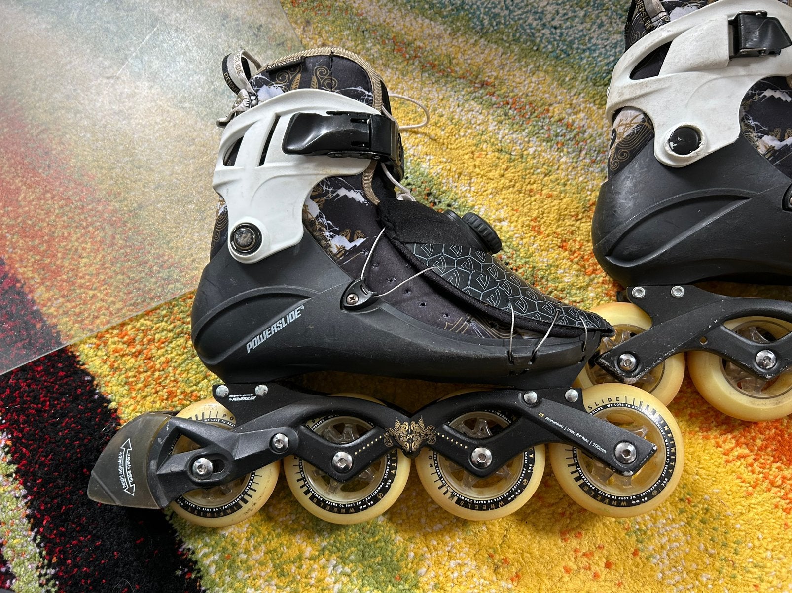 Powerslide skeelers Vi 84 Pure - maat 36, Gebruikt, Ophalen of Verzenden, Inline skates 4 wielen, Powerslide