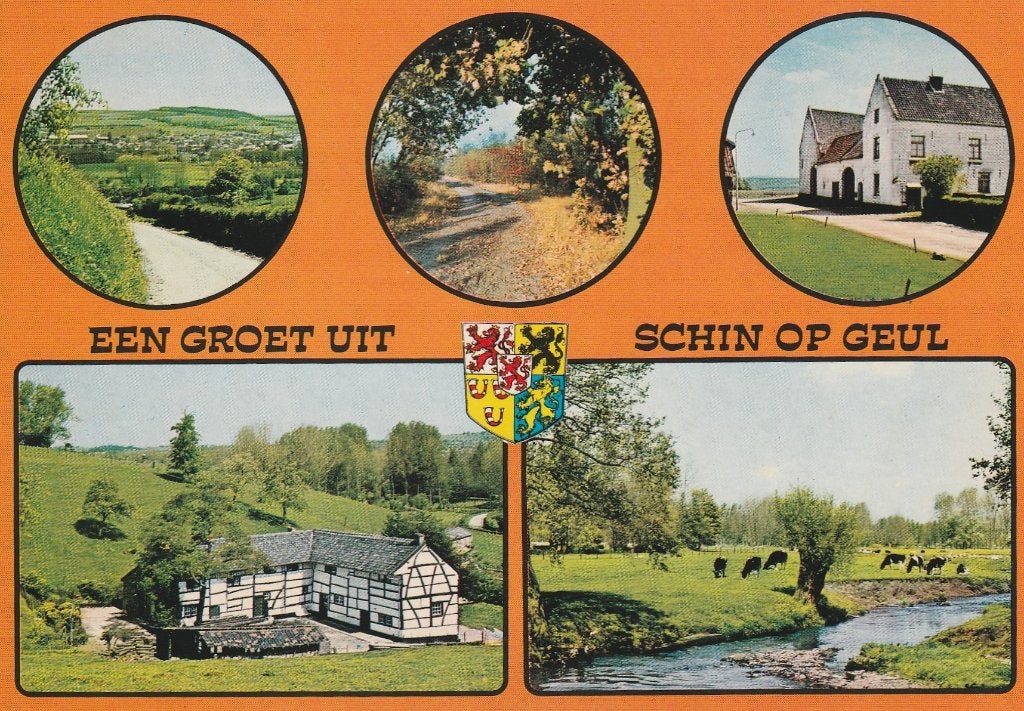 SCHIN OP GEUL Panorama Vakwerk Koeien, Verzenden, 1980 tot heden, Ongelopen, Limburg