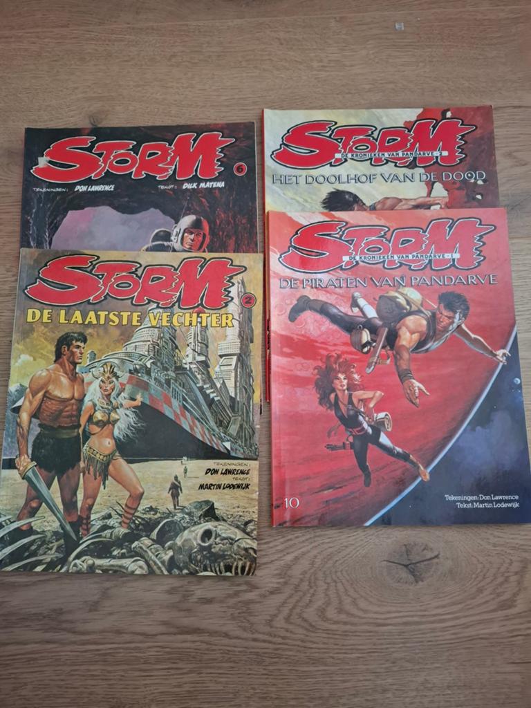Storm stripboeken - 4 delen, Boeken, Stripboeken, Meerdere stripboeken, Ophalen of Verzenden, Gelezen, Don Lawrence, Martin Lodewijk, Dick Matena