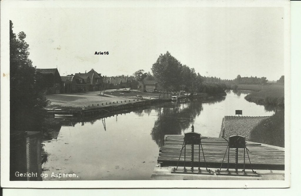 Asperen, Verzamelen, Ansichtkaarten | Nederland, Gelopen, Gelderland, 1920 tot 1940, Verzenden