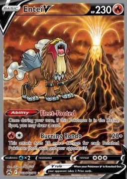 ENTEI V GG36/GG70 - CROWN ZENITH, Hobby en Vrije tijd, Verzamelkaartspellen | Pokémon, Ophalen of Verzenden, Nieuw, Losse kaart