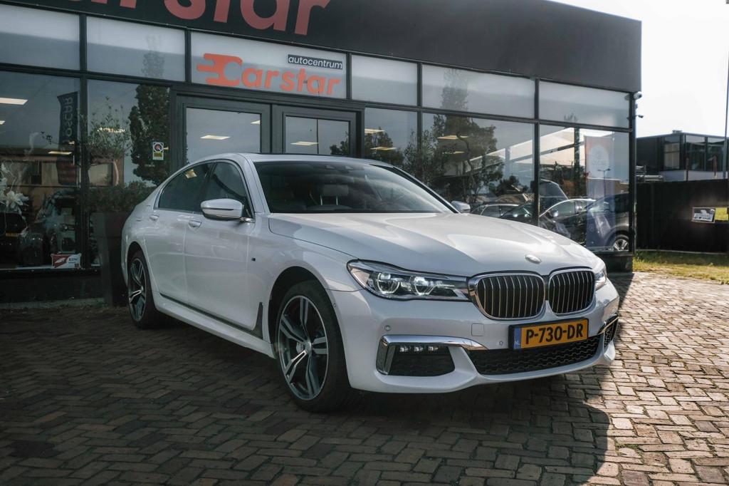 BMW 7-serie 730d xDrive High Executive|Leer|Dak|MMI|Camera, Auto's, Automaat, 1800 kg, Gebruikt, 2993 cc