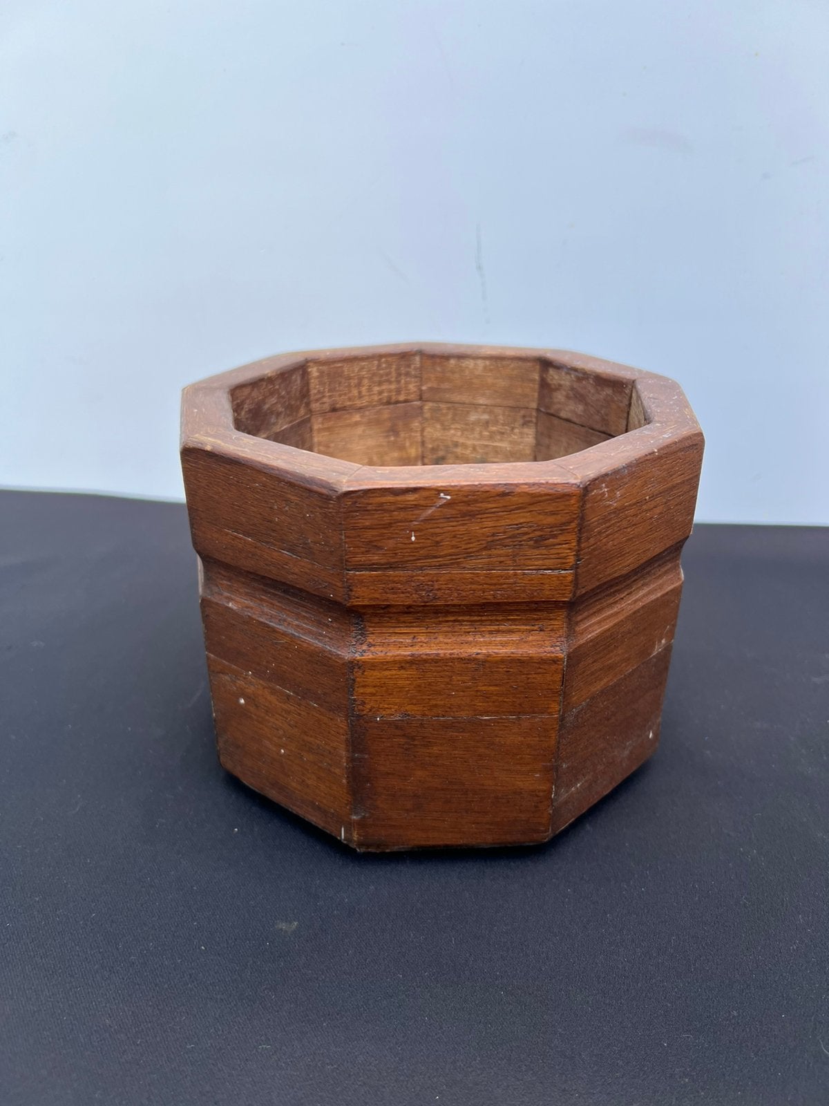 Te Koop : Houten Bloempot Binnen Hout Bloem Pot, Overige materialen, Gebruikt, Binnen, Ophalen of Verzenden