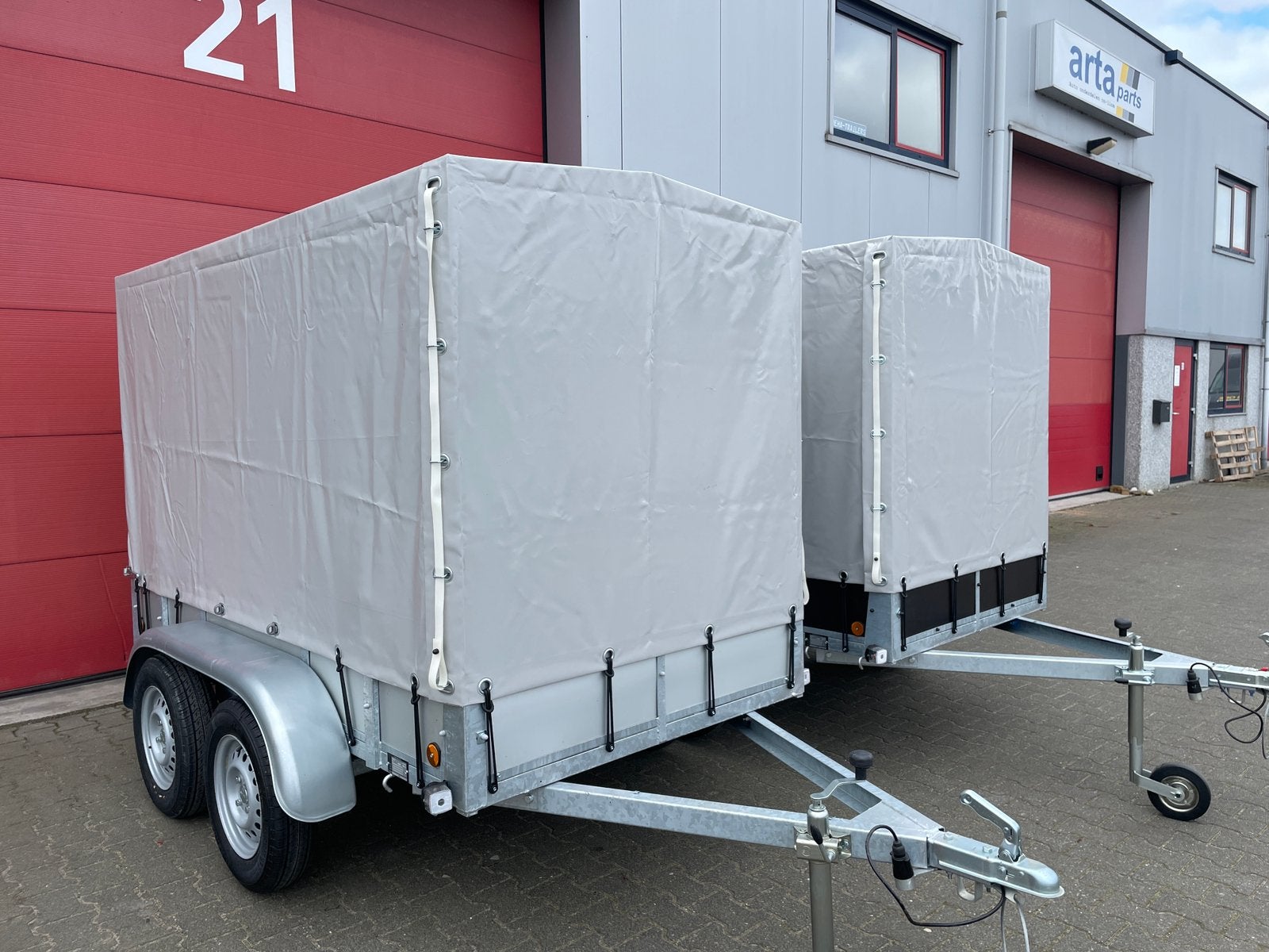 Aanhangwagen met huif huifaanhanger, Ophalen, Nieuw