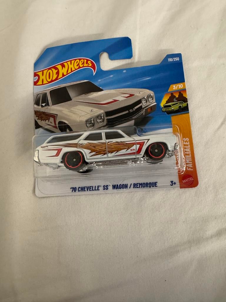 Hot Wheels '70 Chevelle SS Wagon / Remorque - Nieuw, Overige merken, 1:50 of kleiner, Auto, Nieuw