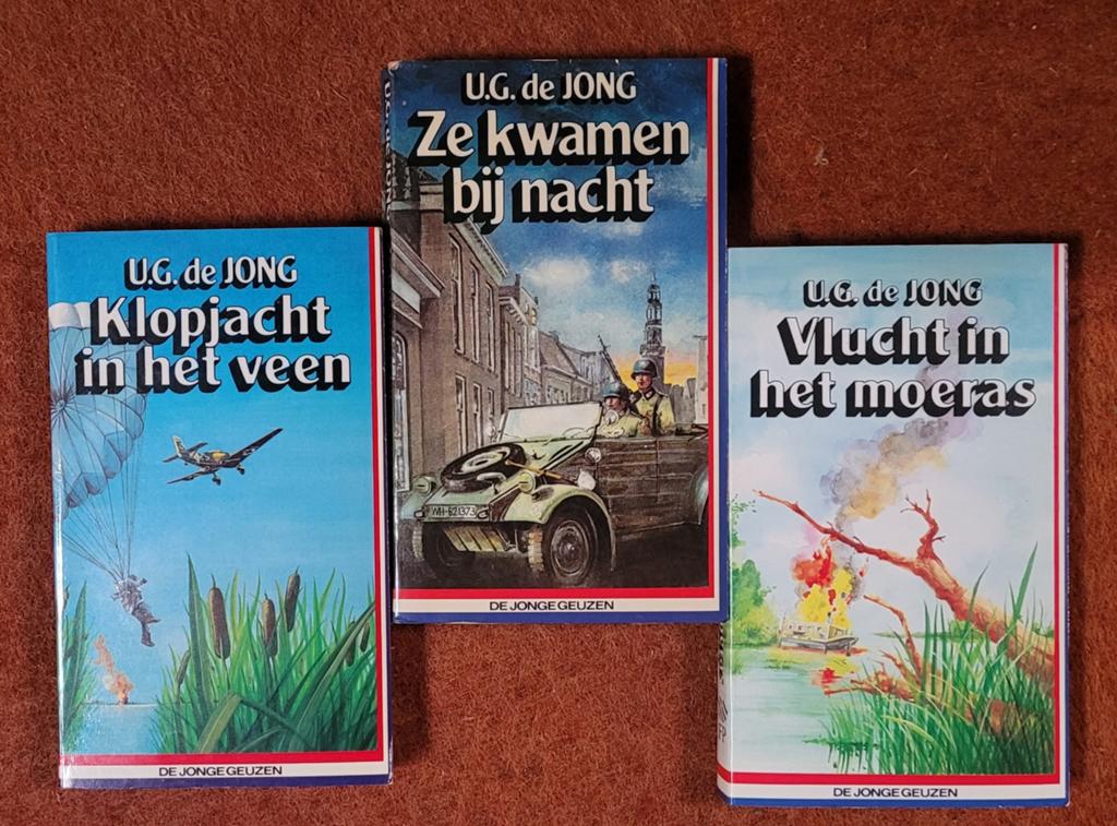 U.G. DE JONG. DE JONGE GEUZEN                        3 DELEN, Boeken, Ophalen of Verzenden, Gelezen