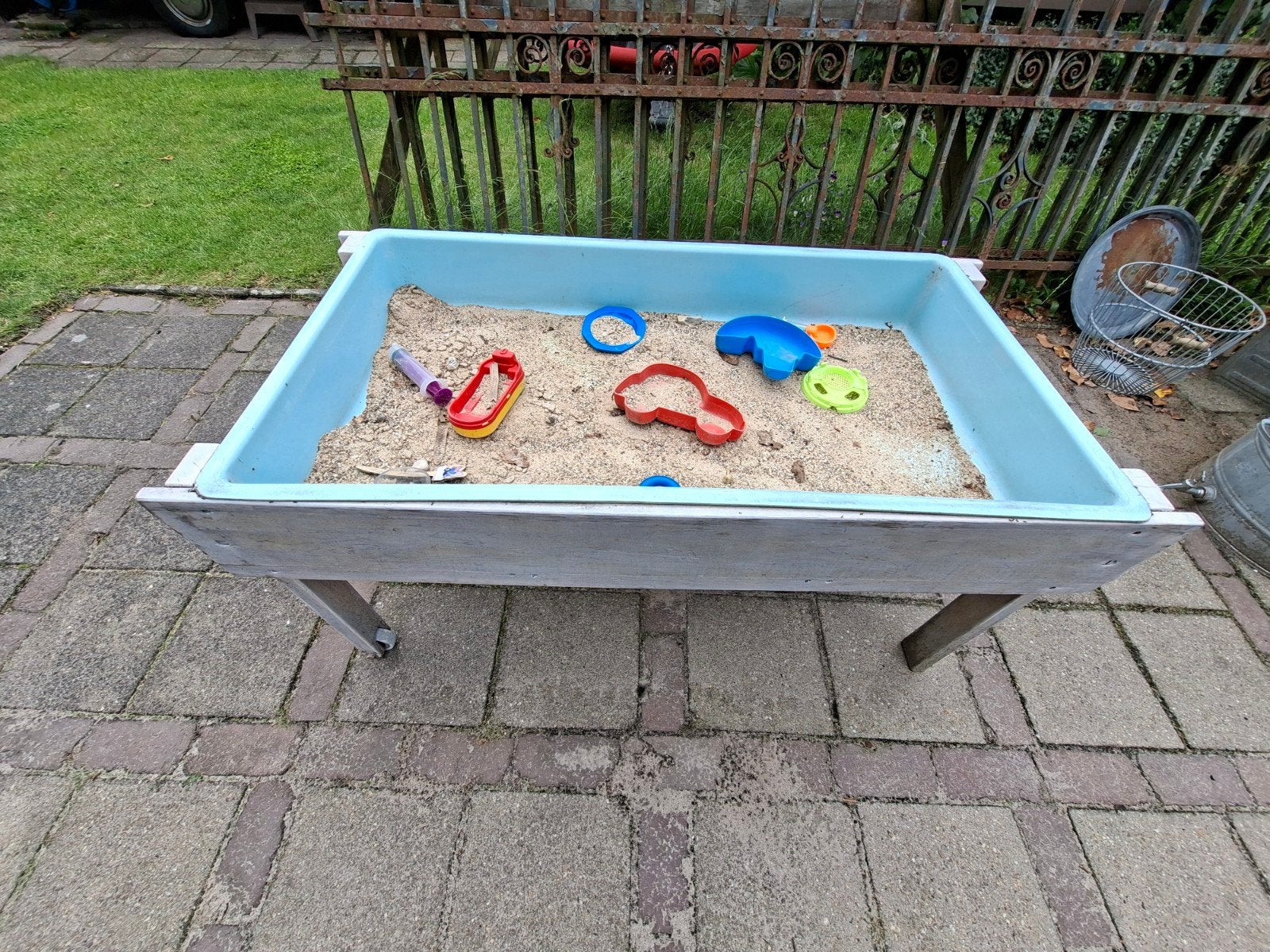 Zand/water speeltafel met deksel, Ophalen of Verzenden, Gebruikt