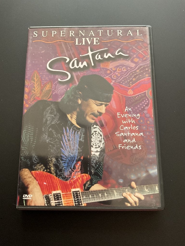 Santana ~ Supernatural Live ~ concert dvd, Alle leeftijden, Ophalen, Zo goed als nieuw, Concert