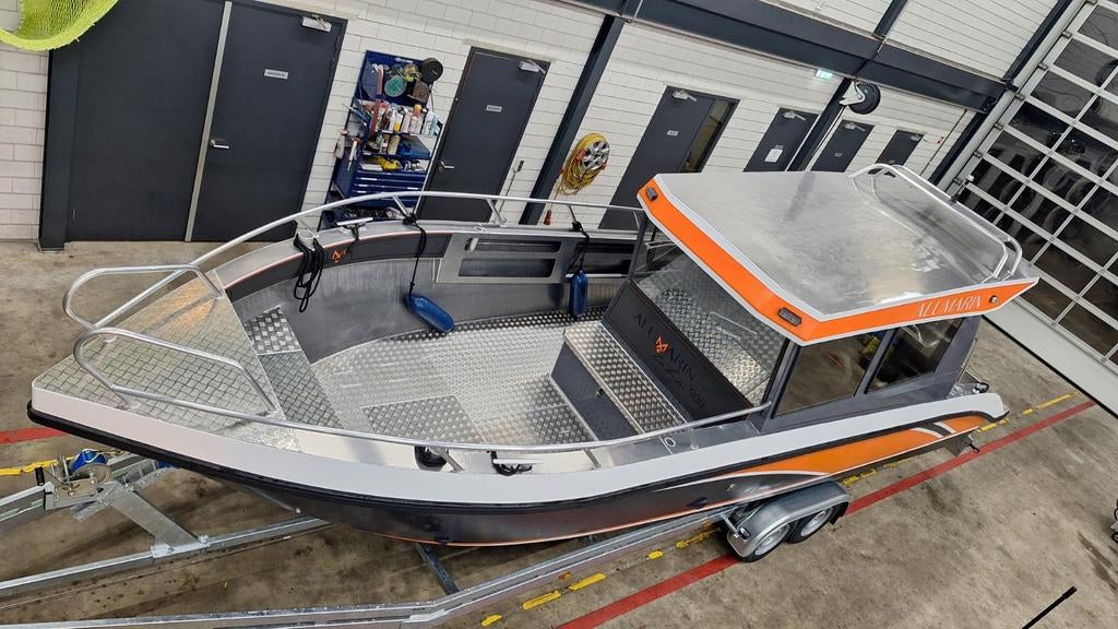 Alumarin 900 Robuuste aluminium offshore/visboot, Watersport en Boten, Ophalen of Verzenden, Nieuw