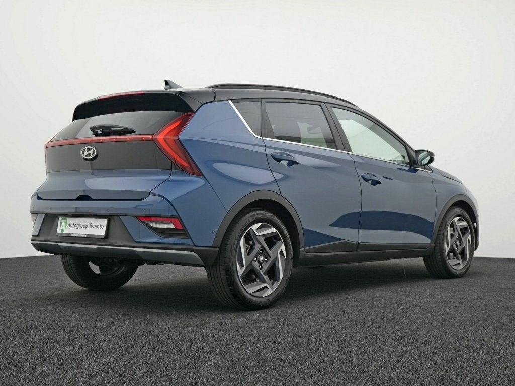 Hyundai Bayon 1.0 T-GDI Premium | Automaat | Private lease 4, Auto's, Hyundai, Automaat, Gebruikt, 1095 kg, Blauw