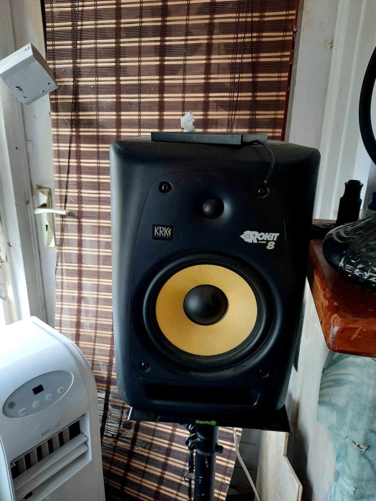 KRK Rokit 8 Studiomonitor - Werkt Perfect (Zonder Achterkant, Audio, Tv en Foto, Luidsprekers, Ophalen of Verzenden, Gebruikt