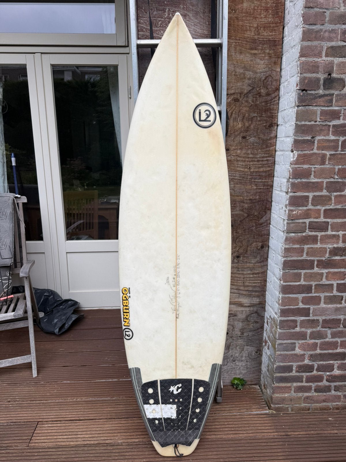 Surfboard 6’4, Watersport en Boten, Ophalen, Gebruikt, Shortboard, Met vinnen