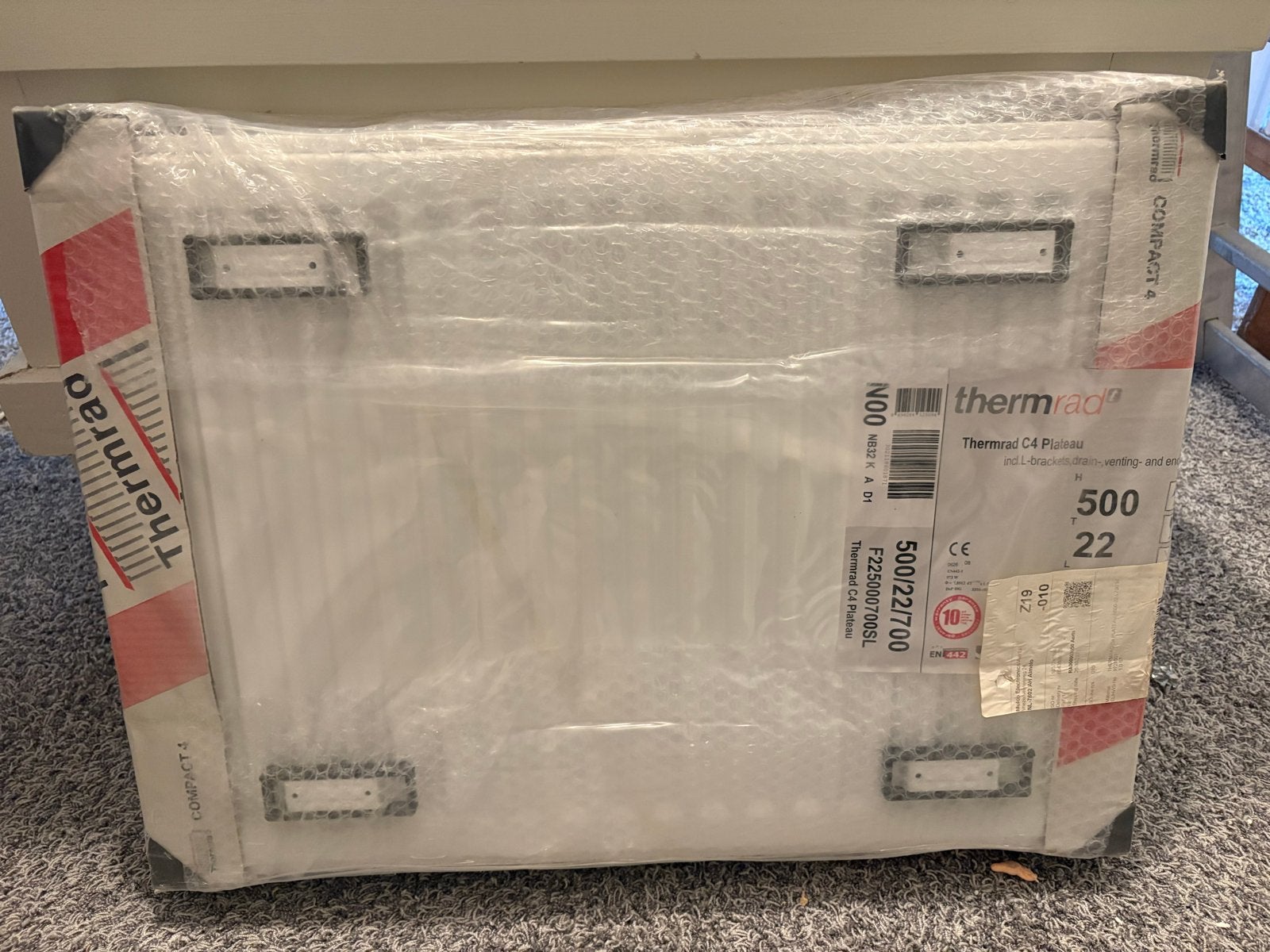 Thermrad C4 Plateau radiator 500/22/700 mm, nieuw, Doe-het-zelf en Verbouw, Verwarming en Radiatoren, Ophalen, 30 tot 80 cm, Radiator