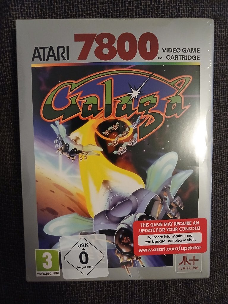 Atari 7800 galaga, Verzenden, 1 speler, Racen en Vliegen, Nieuw