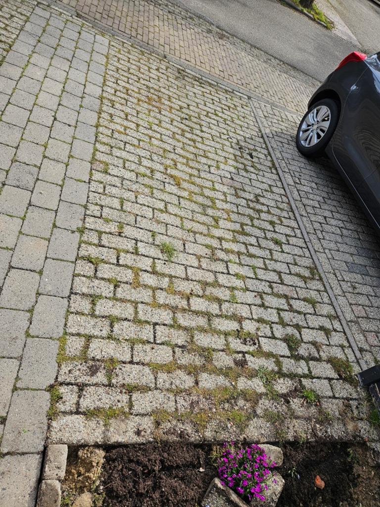 Langwerpige tuintegels, Tuin en Terras, Ophalen of Verzenden, Gebruikt, Beton, Terrastegels
