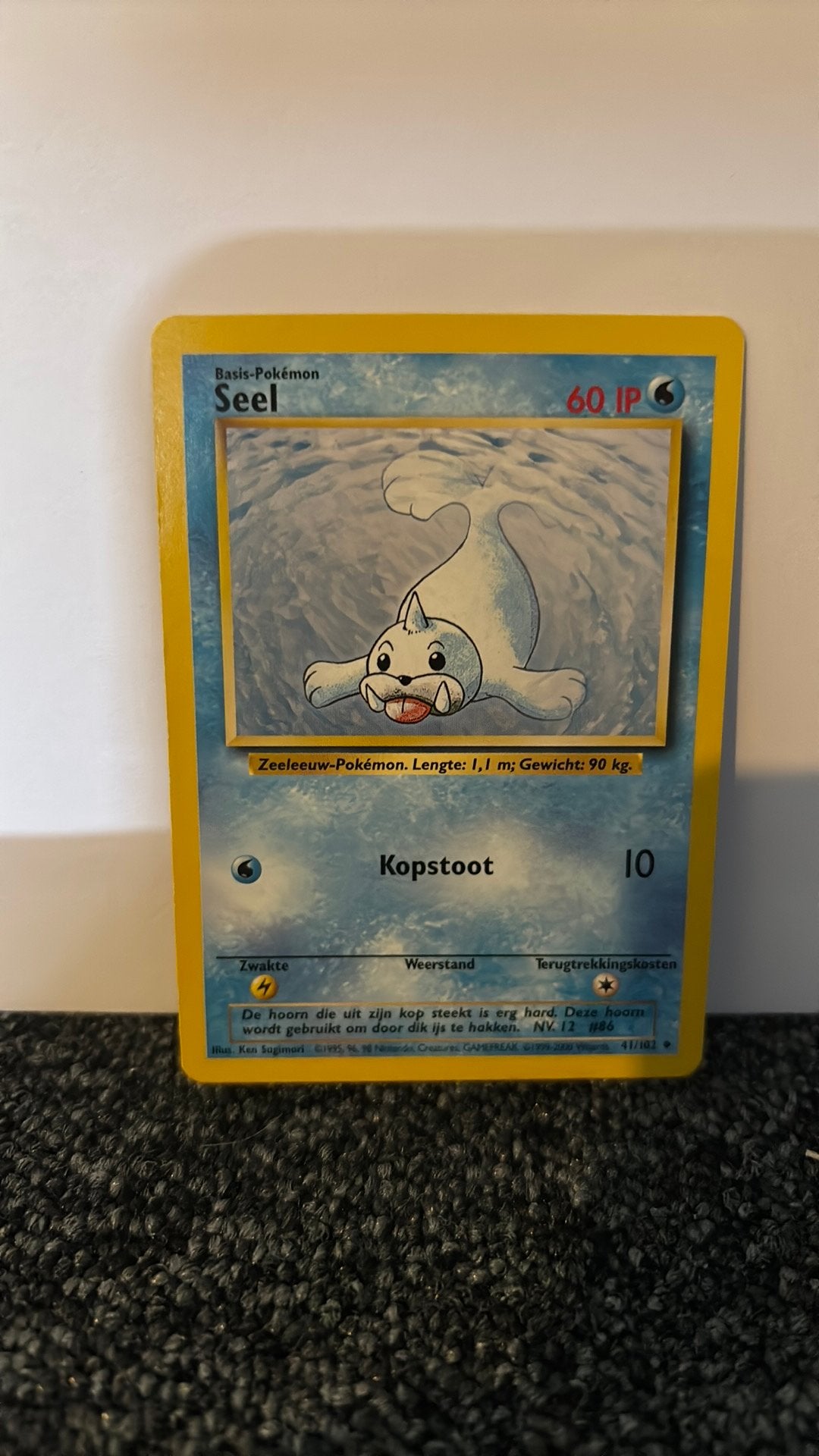 Pokemon. (Base set NL Seel), Ophalen of Verzenden, Zo goed als nieuw