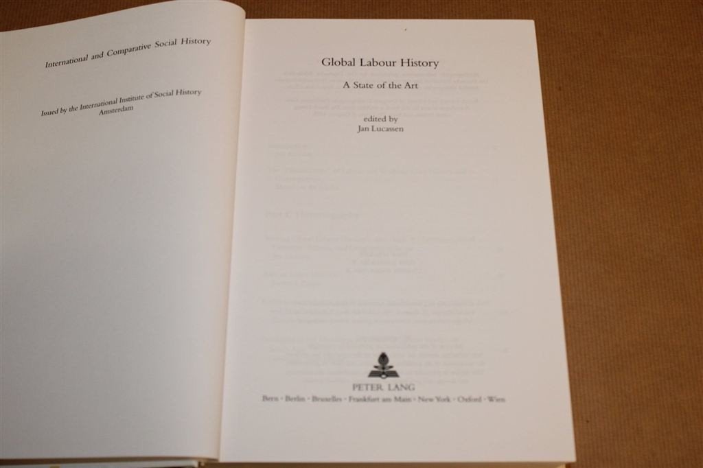 Wereldwijde Arbeidsgeschiedenis — Essays [19e-21e Eeuw], Ophalen of Verzenden, Zo goed als nieuw