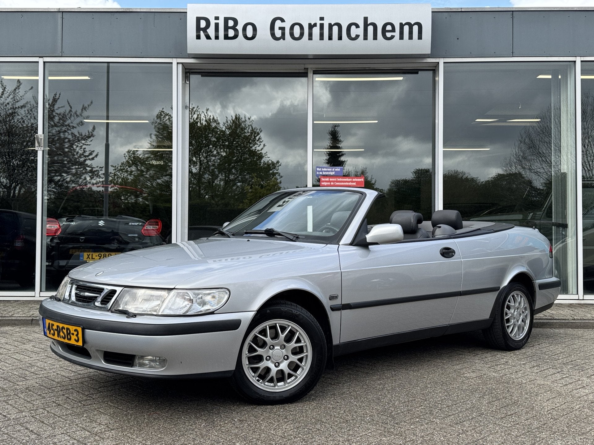 Saab 9-3 Cabrio 2.0t S * Nieuwe kap * Leder * Airco *, Voorwielaandrijving, Gebruikt, Huisgarantie, 4 cilinders