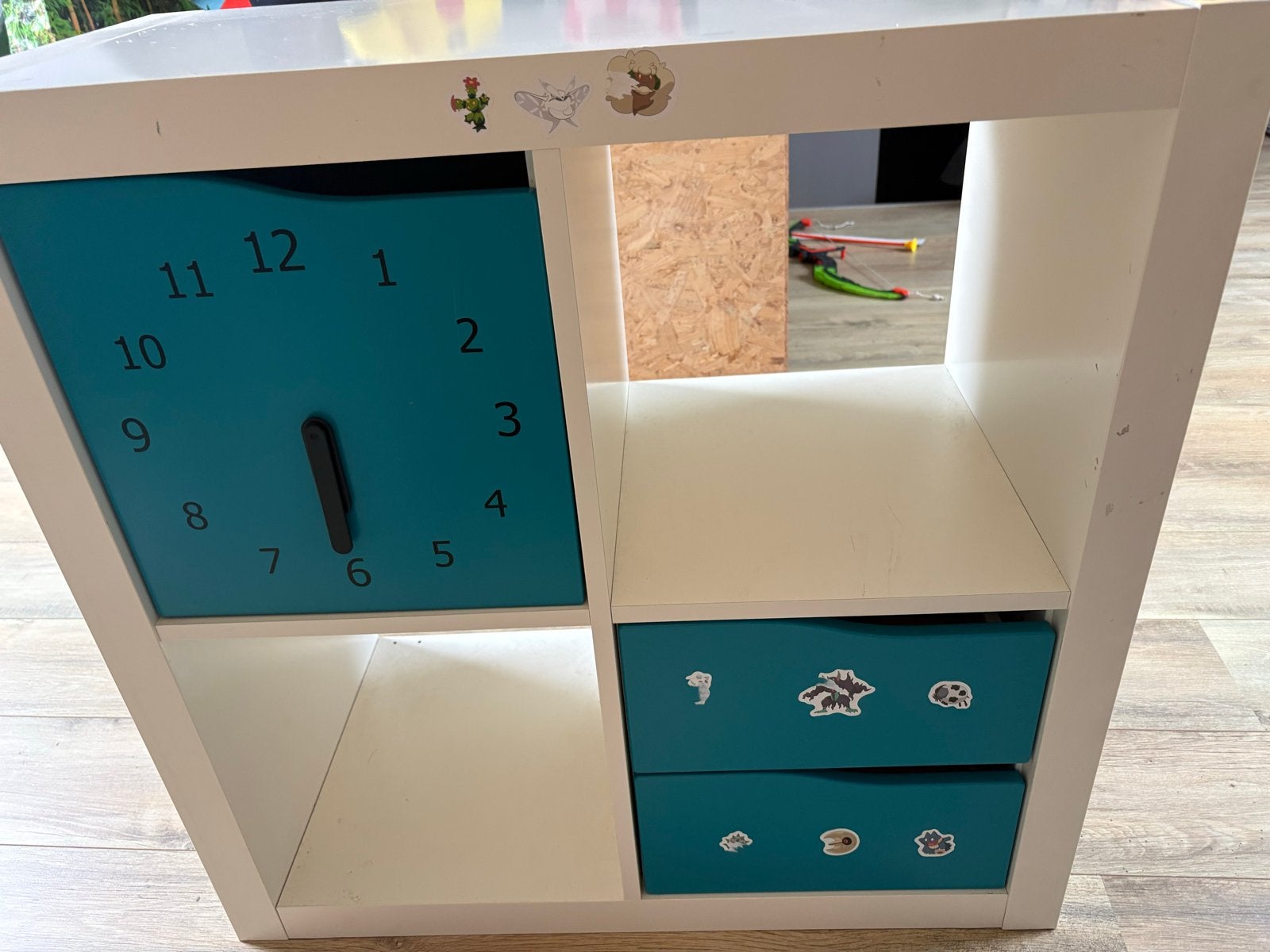 IKEA KALLAX kast met lades en deurtje, Ophalen, Gebruikt, 50 tot 100 cm, Met lade(s)