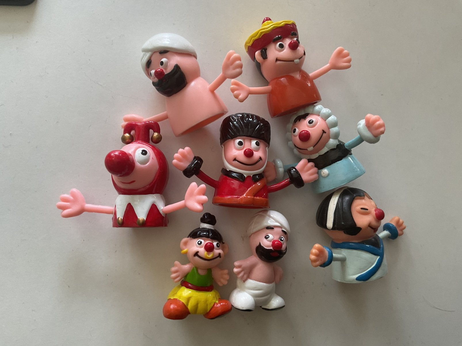 Setje oude carnaval festival poppetjes, Ophalen of Verzenden, Zo goed als nieuw, Beeldje of Poppetje