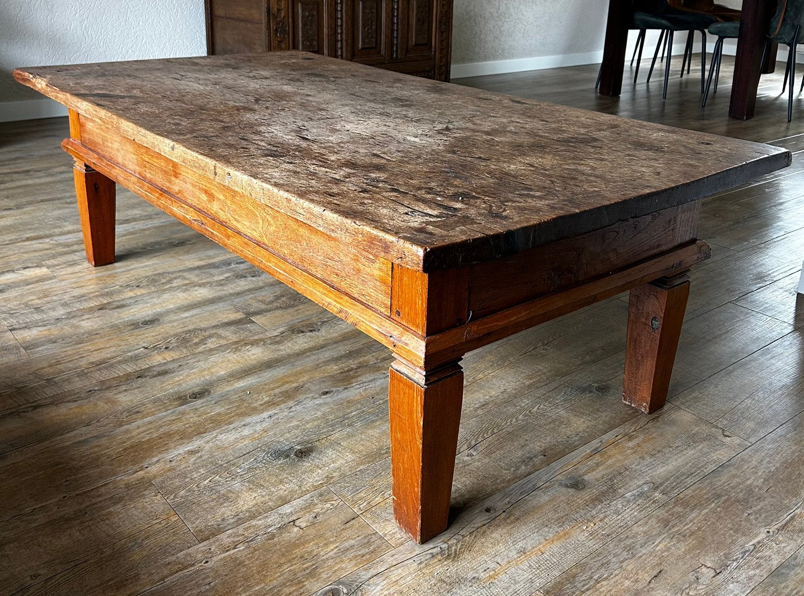 Antieke salontafel, Ophalen, Gebruikt, 50 tot 100 cm, Landelijk