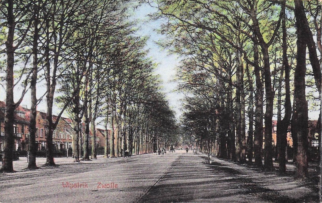 Zwolle - Wipstrik (gel. 1936), Ophalen of Verzenden, 1920 tot 1940, Ongelopen, Overijssel