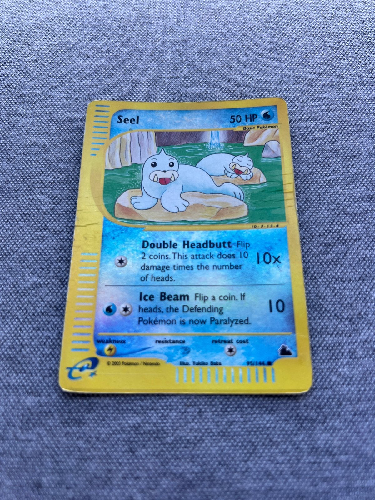 Pokémon kaart - Seel 95/144 Reverse Holo Skybridge, Ophalen of Verzenden, Zo goed als nieuw