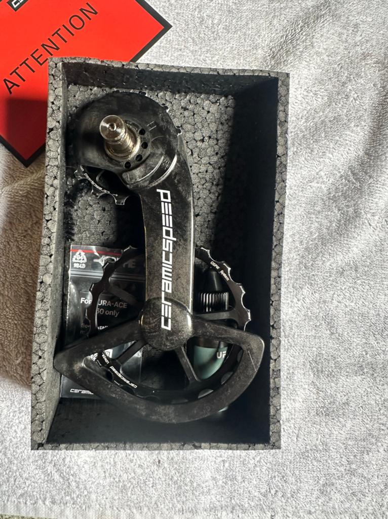Ceramicspeed OSPW derailleurkooi shimano 12 speed, Ophalen of Verzenden, Zo goed als nieuw, Derailleur of Ketting, Racefiets