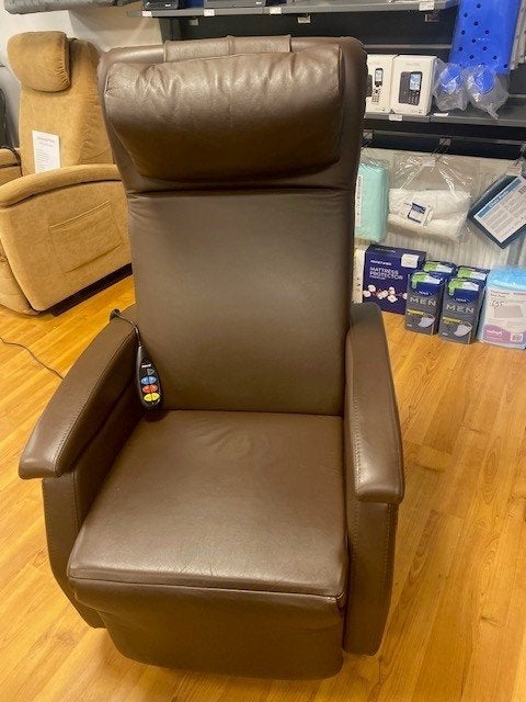 Sta op stoel Relaxfauteuil Fitform Vario 574 soepel leer, Ophalen of Verzenden, Zo goed als nieuw, Leer, Minder dan 50 cm