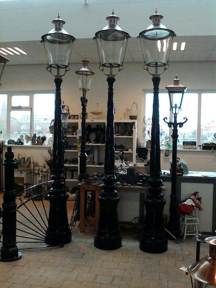 Buitenlamp tuinverlichting gietijzer koper NIEUW, Tuin en Terras, Minder dan 50 watt, Overige typen, Nieuw, Ophalen of Verzenden