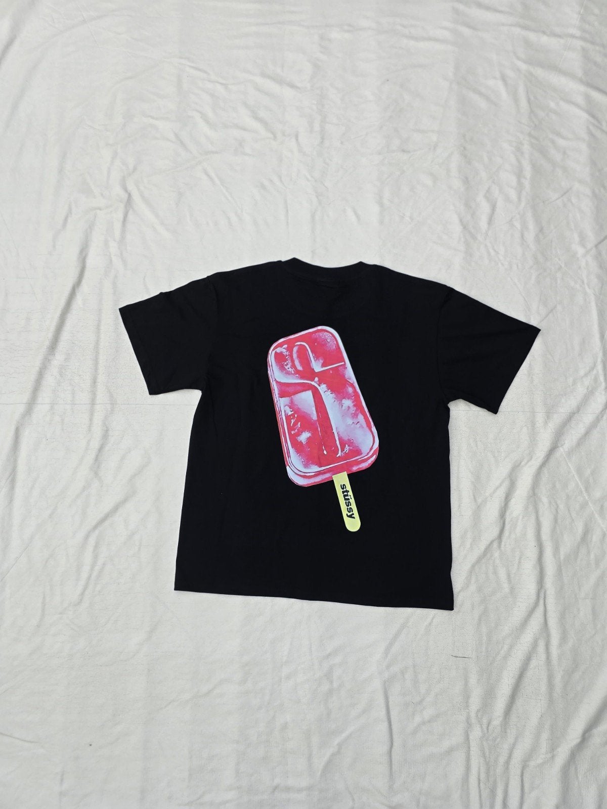 Stüssy T-shirt met ijsje print - Zwart, Zwart, Nieuw, Stüssy, Verzenden