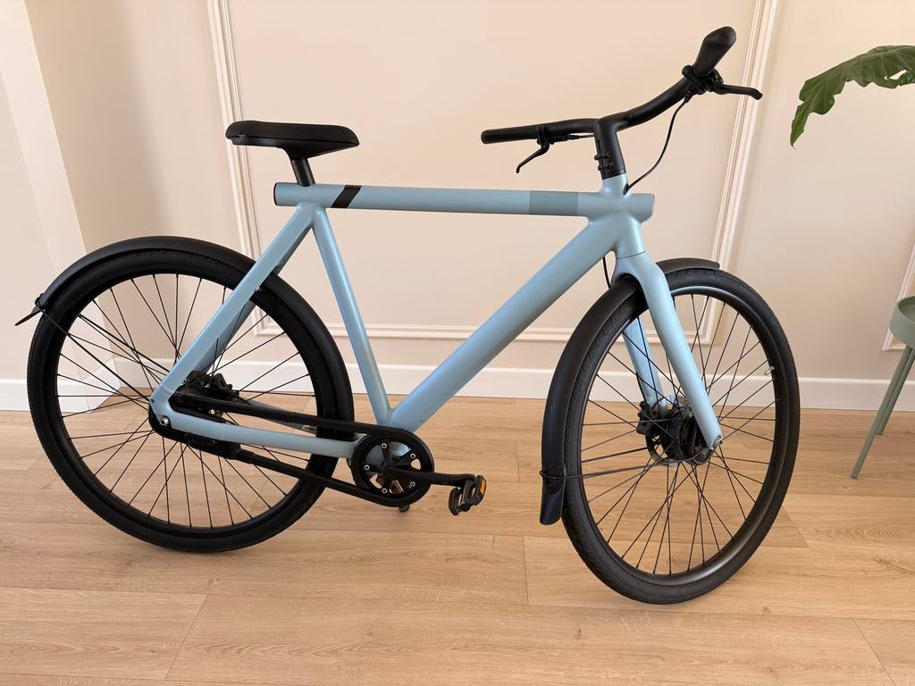 VanMoof S3 E-bike - Lichtblauw, Fietsen en Brommers, Elektrische fietsen, Ophalen, Gebruikt, 55 tot 59 cm, Vanmoof