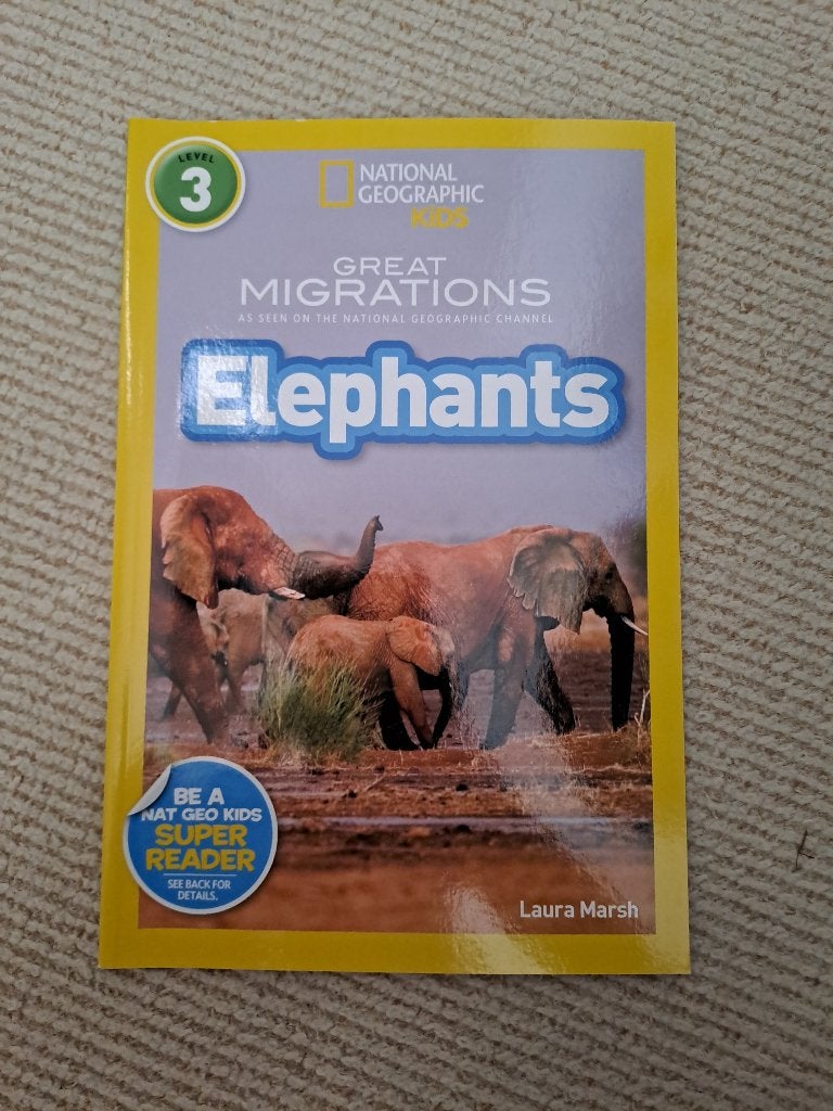 Great Migrations: Elephants National Geographic Kids 3, Non-fictie, Ophalen of Verzenden, Zo goed als nieuw, Laura Marsh