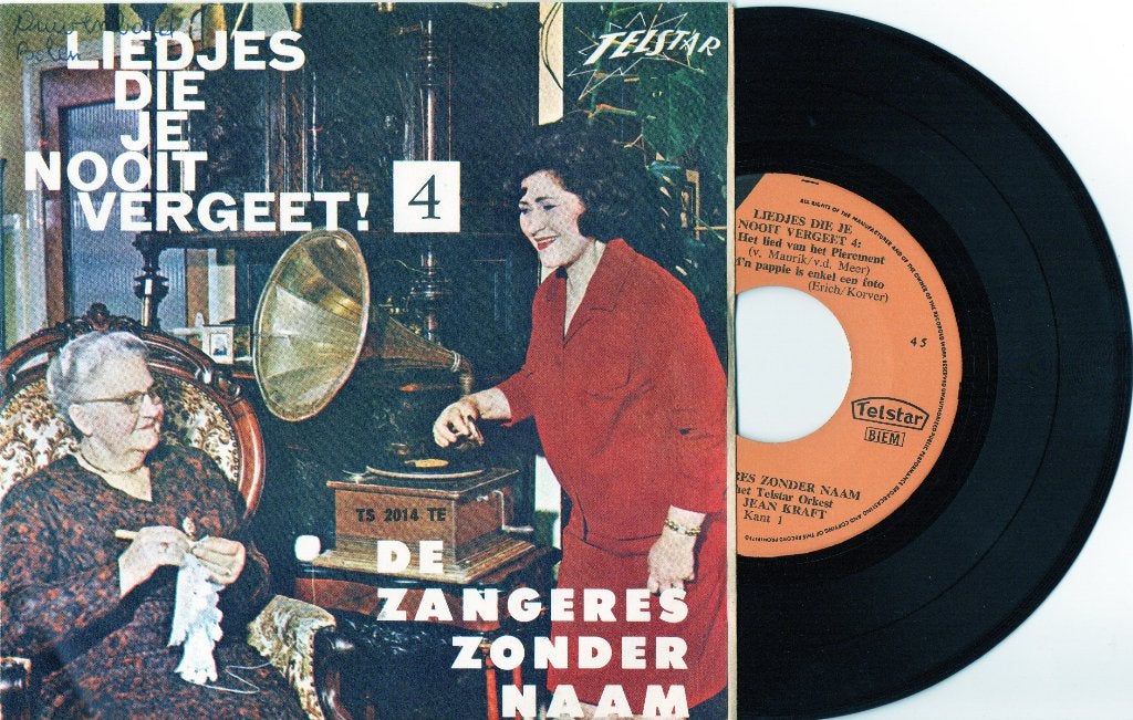 Zangeres Zonder Naam – Liedjes Die Je Nooit Vergeet 4, Gebruikt, 7 inch, Ophalen of Verzenden, Levenslied of Smartlap