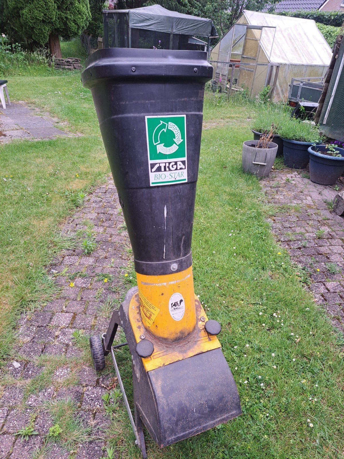 Stiga Bio Star 3000E Elektrische Hakselaar 2200W, Tuin en Terras, Hakselaars, Ophalen of Verzenden