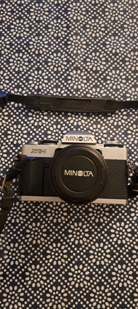 Minolta XG-1 Spiegelreflexcamera - Vintage Analoog, Ophalen of Verzenden, Gebruikt, Spiegelreflex, Minolta