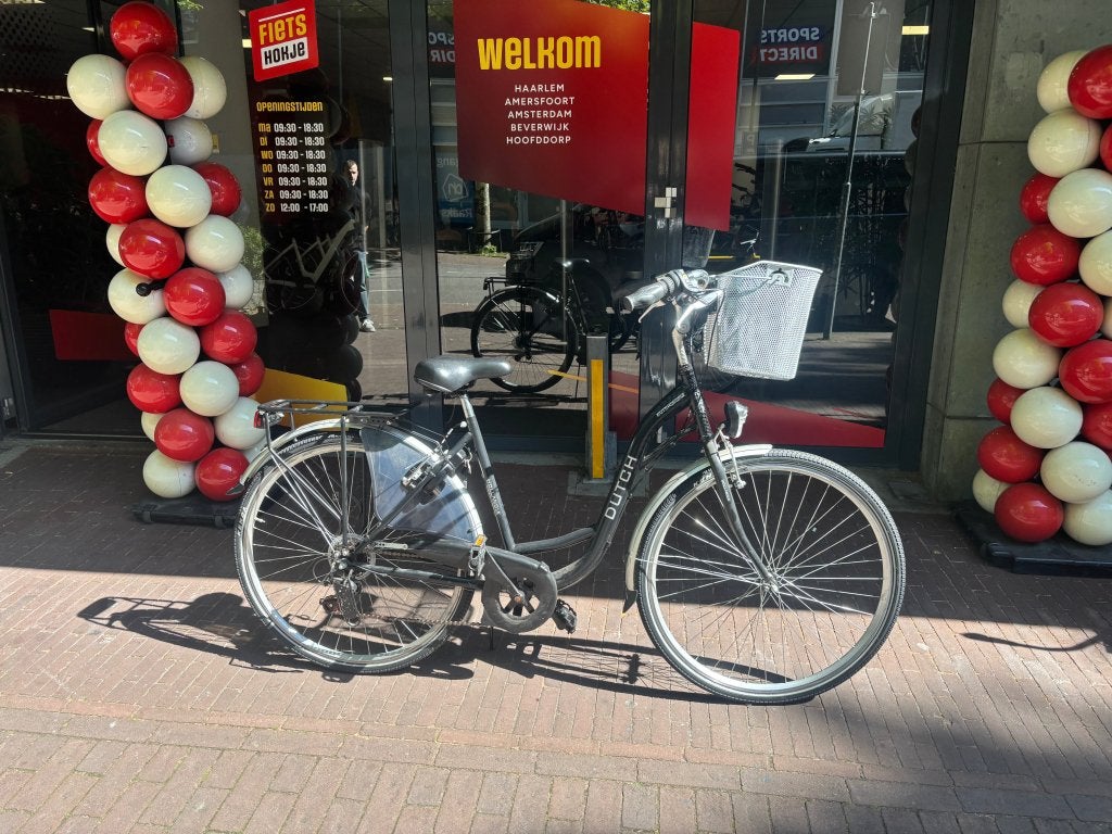 Fietshokje Raaks: Dutch Hollandia lage instap 6sp