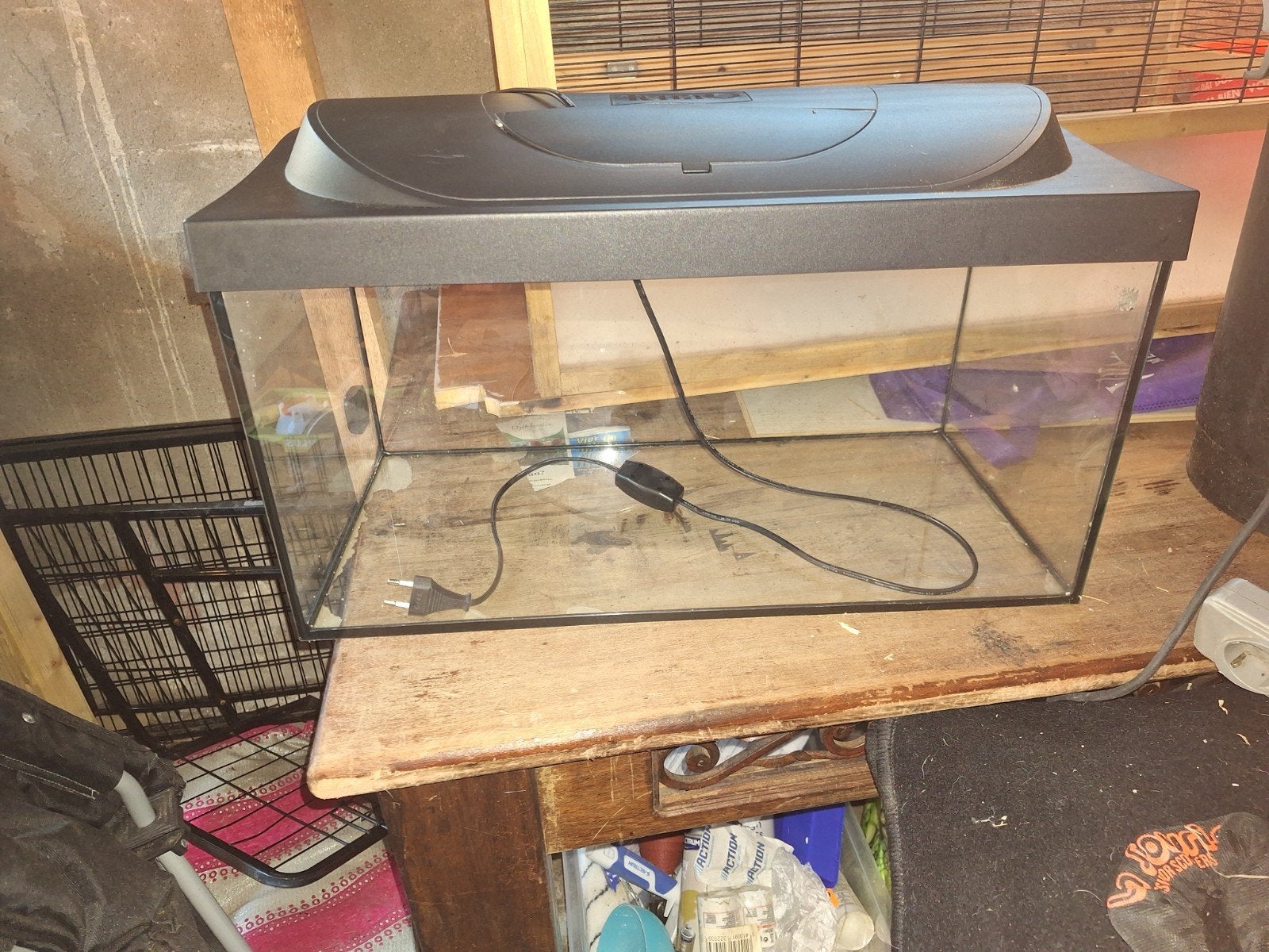 zeer net aquarium, Ophalen, Zo goed als nieuw, Leeg aquarium, Tetra