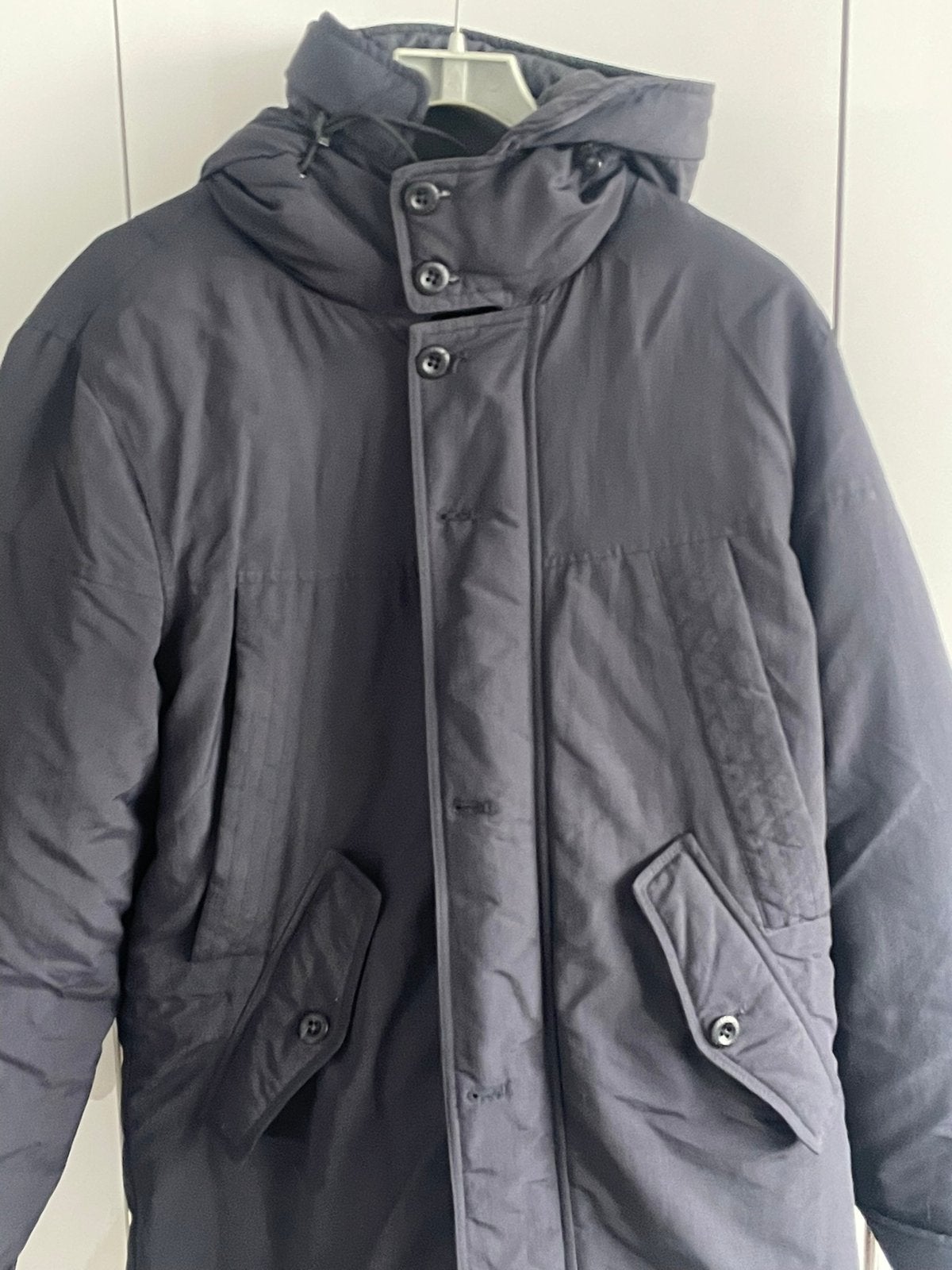 Parka Nickelson donkerblauw maat L, Kleding | Heren, Ophalen of Verzenden, Zo goed als nieuw, Maat 52/54 (L), Blauw