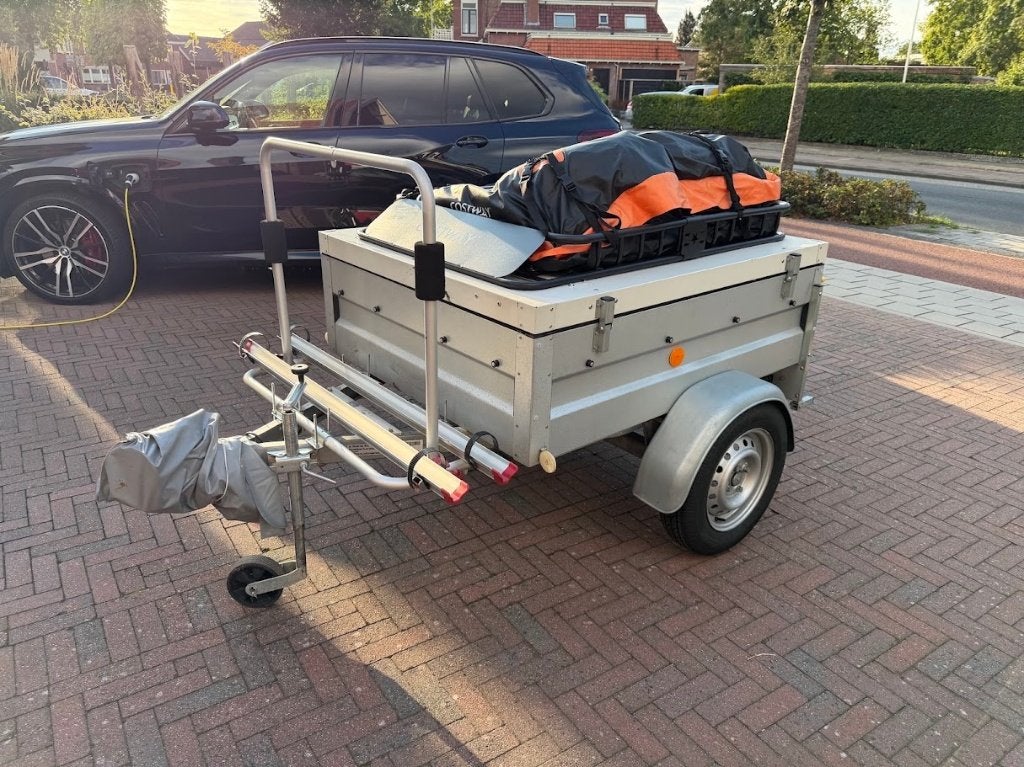 Bagage wagen met Tent, Ophalen, Zo goed als nieuw