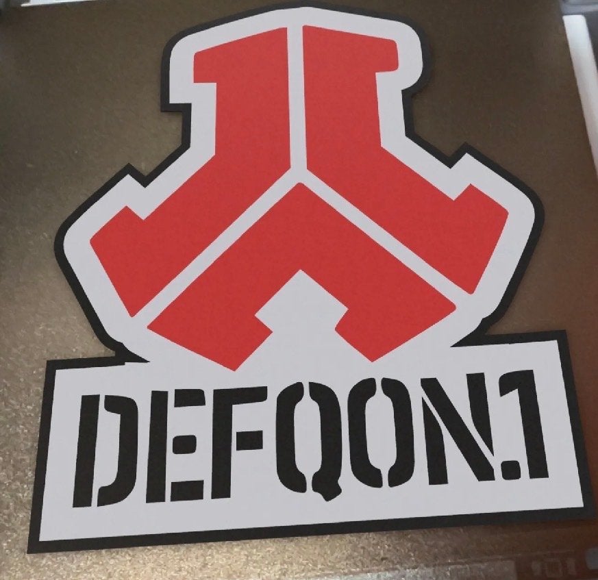 Defqon.1 LED-lamp - Uniek design voor de echte fan, Overige merken, Kunststof, Verzenden, Meerkleurig