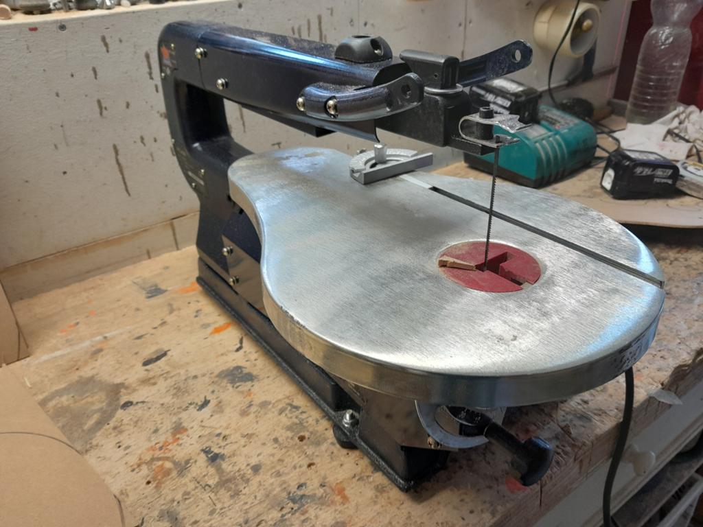 Te koop Figuurzaagmachine, Doe-het-zelf en Verbouw, Gereedschap | Zaagmachines, Ophalen, Gebruikt, Topcraft, 30 tot 70 mm