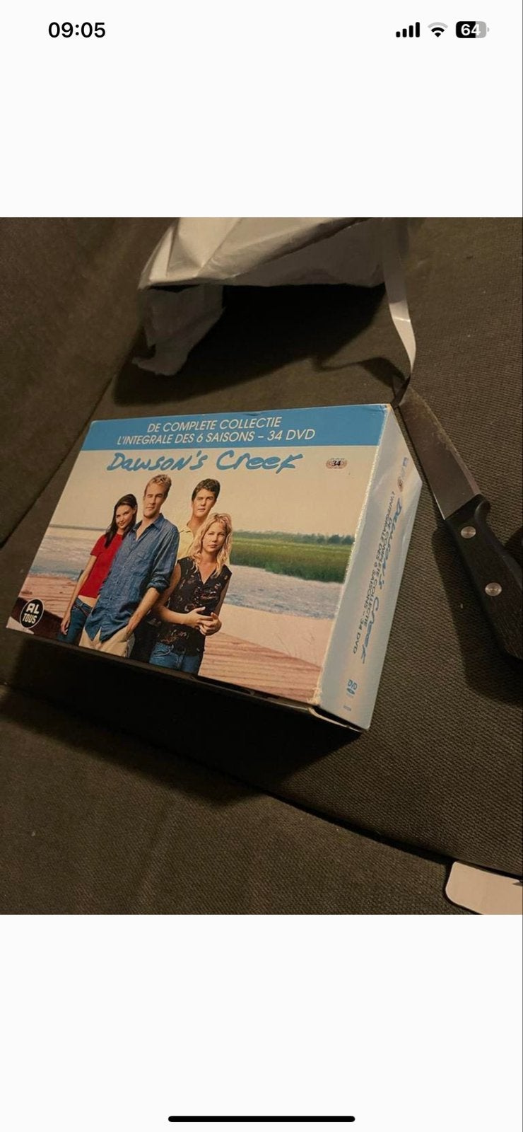 Dawson's Creek - De complete collectie (34 DVD's), Cd's en Dvd's, Dvd's | Tv en Series, Engels, Nederlands, Drama, Ophalen of Verzenden