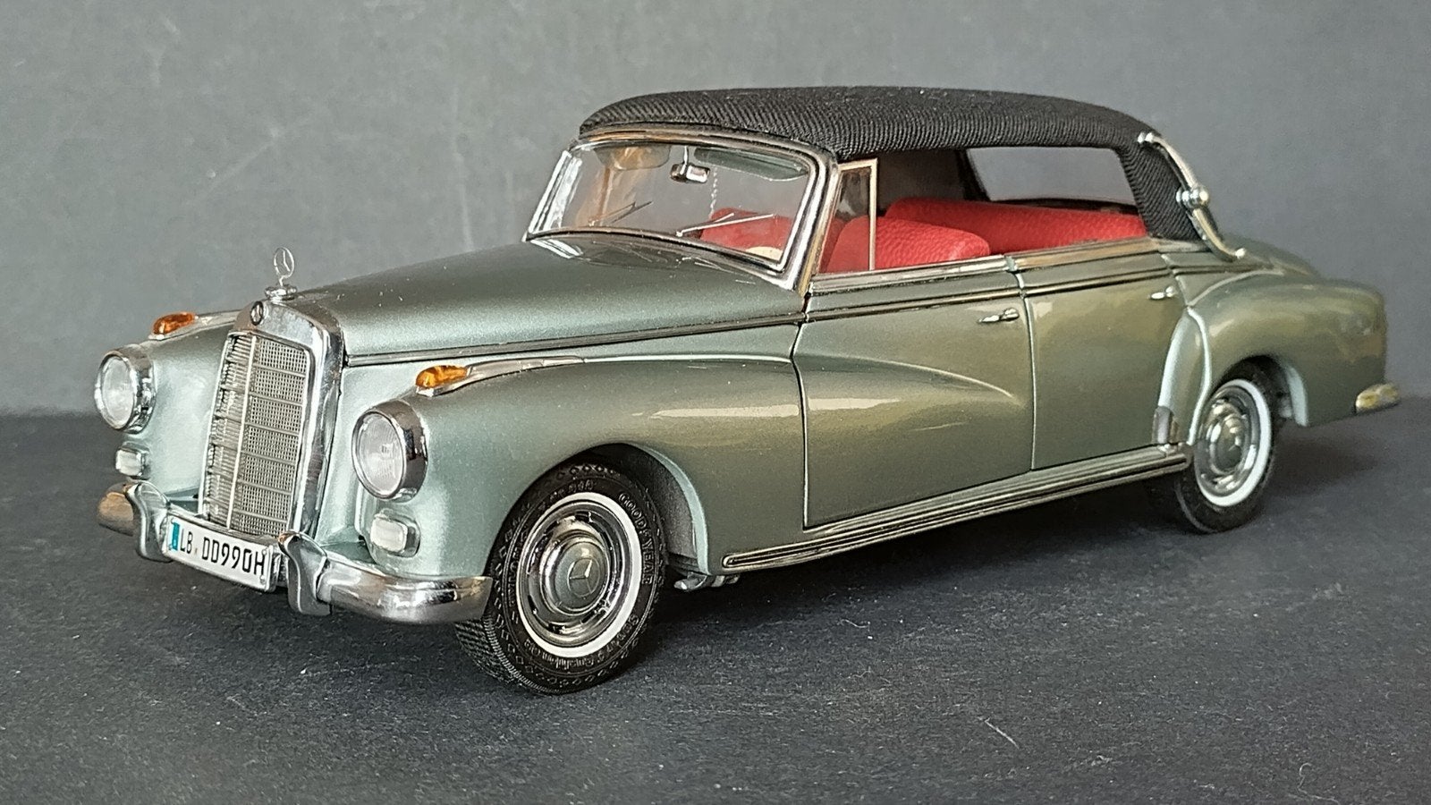 Mercedes Benz 300 D Cabriolet  1958 1:24 CMC Pol, Overige merken, Auto, Verzenden, .